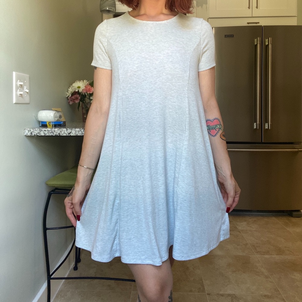 UO grey swing dress